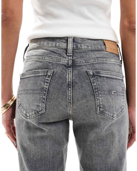 Tommy Hilfiger Blue Maddie Mid Rise Bootcut Flared Jeans