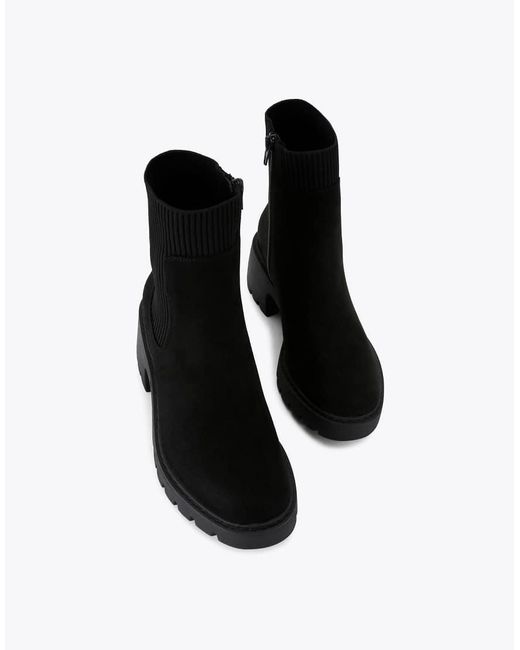 KG by Kurt Geiger Blue Tess Mid Ankle Boots
