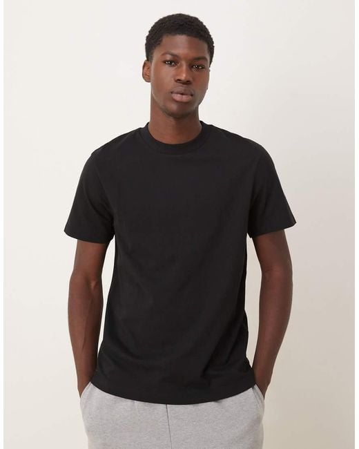 ASOS Black T-shirt With Celestial Spine Graphic for men