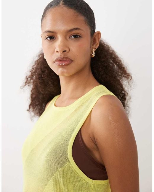 ASOS White Sheer Maxi Dress