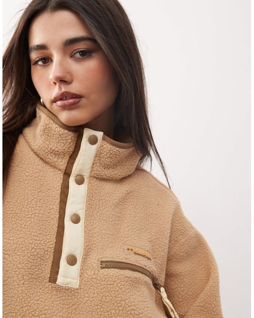 Columbia Gray – helvetia ii – cropped-fleecepullover