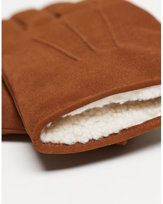 Gants ASOS pour homme en coloris Brown