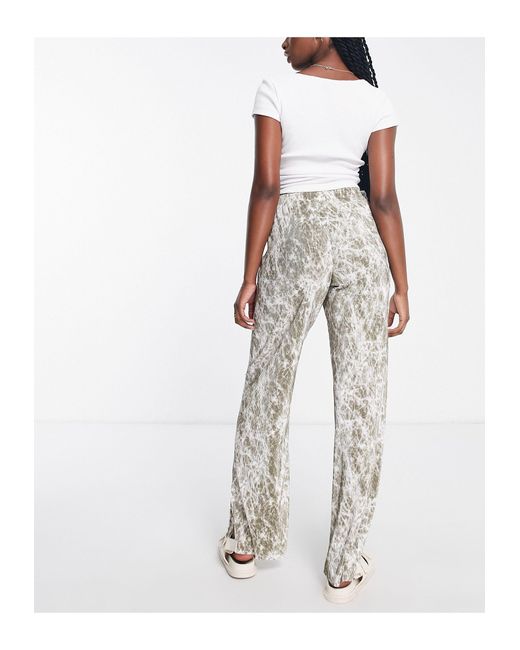 TOPSHOP Synthetic Plisse Marble 
