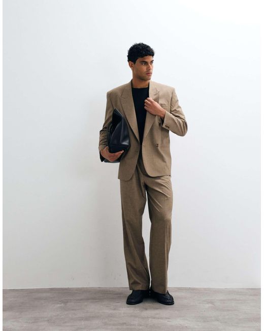 ASOS Natural Regular Suit Jacket for men