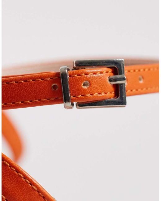 Raid Orange Lynna Barely There Heeled Sandals