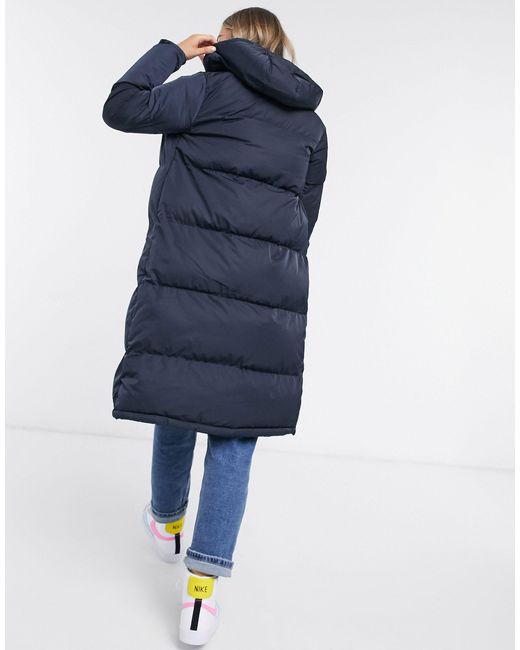 Brave Soul Jaz Satin Longline Puffer Jacket 2024 towncentervb