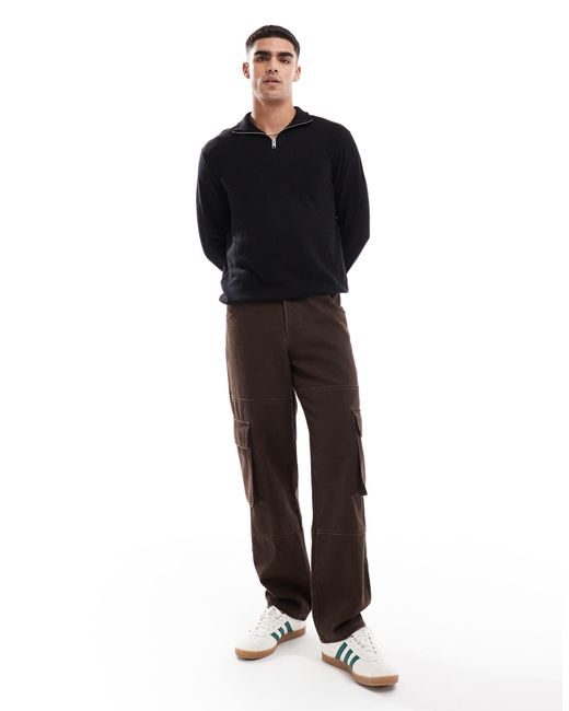 Jack & Jones – strickpullover in Black für Herren