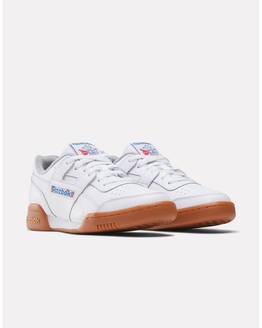 Reebok White Workout Plus Trainers for men