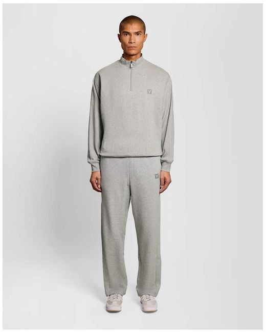 Lyle & Scott Gray Loungewear Loungewear Straight Leg Jogger for men