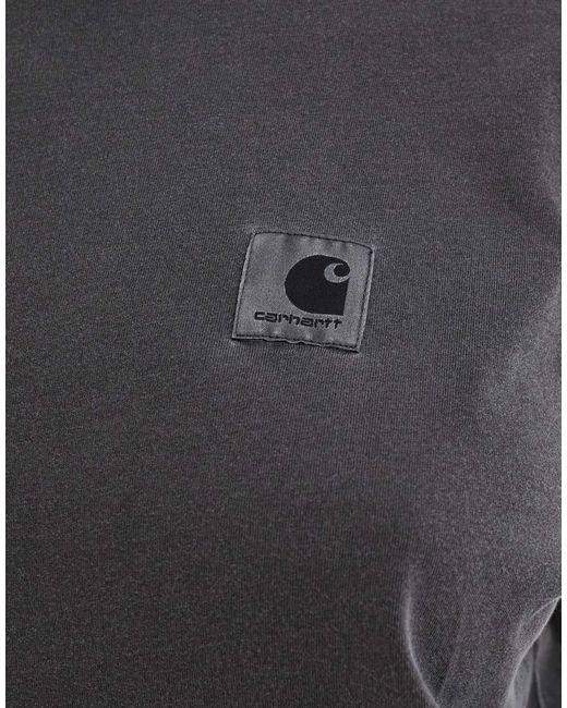 Carhartt Gray – nelson – langärmliges t-shirt
