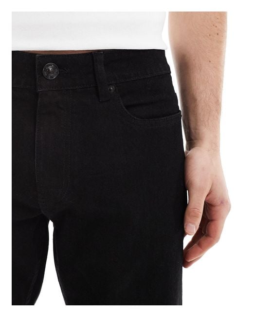 New Look Black Slim Jeans for men