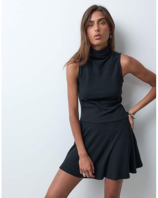 ASOS White Supersoft Circle Mini Dress