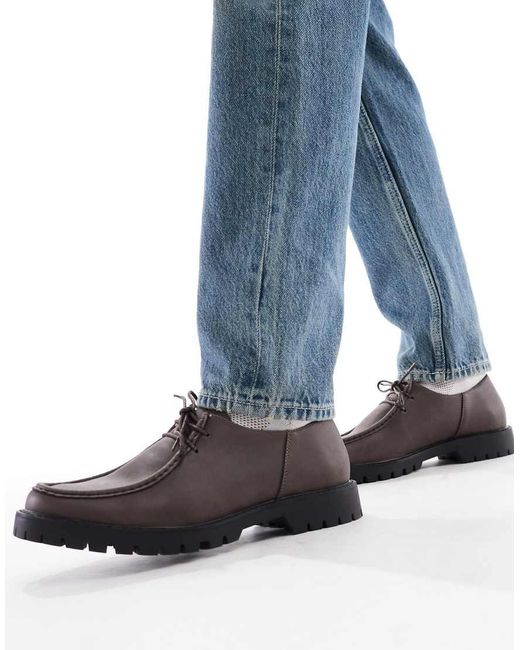SEQWL Blue Lace Up Shoes for men