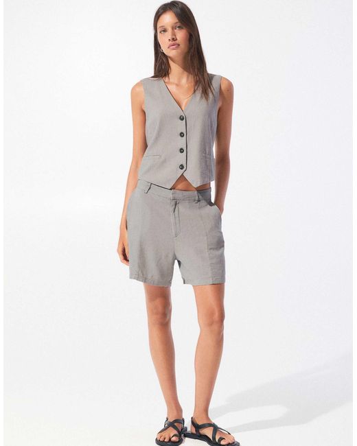 Gilet Pull&Bear en coloris Gray
