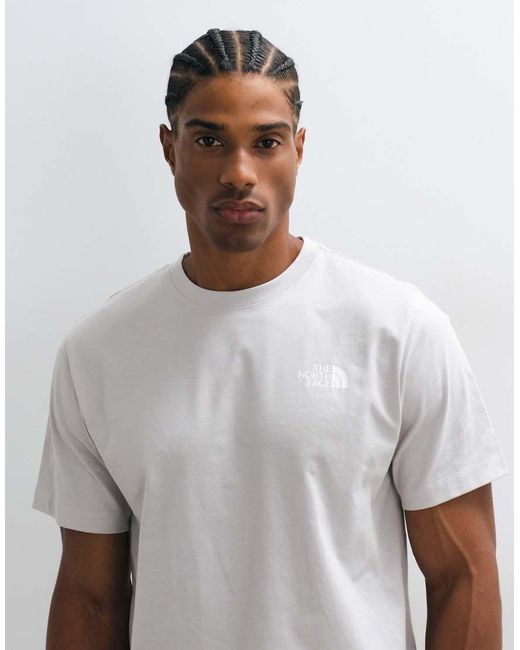 The North Face White Evolution Box Nse Short Sleeve T-Shirt for men