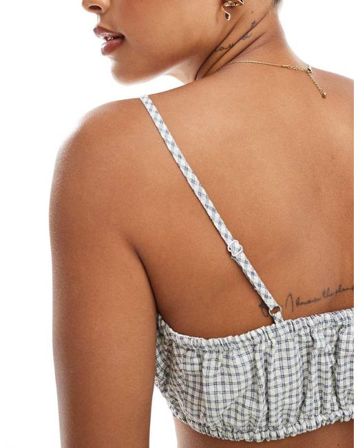 Cotton On Blue Emily Micro Top