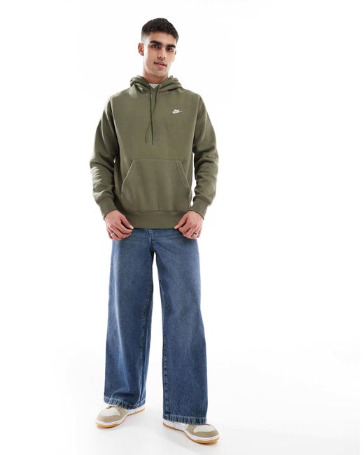 Nike Club – kapuzenpullover in Green für Herren