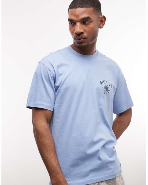 Dickies Blue Cherry Fork Backprint T-shirt for men