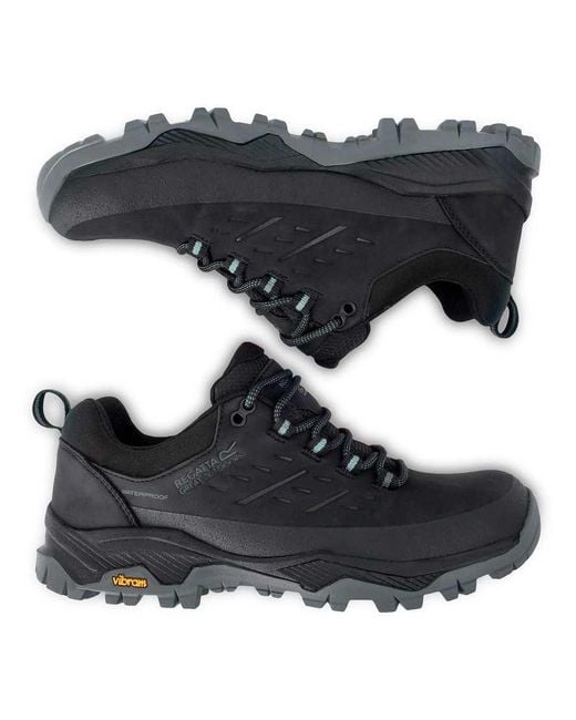 Regatta Black Blake Low Waterproof Walking Shoes