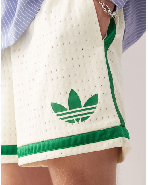 Adidas Originals – basketball warp – gestrickte shorts in Blue für Herren