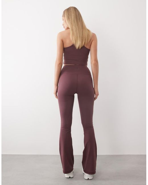 4505 Pink Icon High Waist Slim Kick Yoga leggings