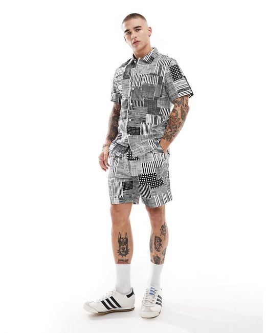 Farah Gray Chiltern Co-ord Short Sleeve Shirt for men