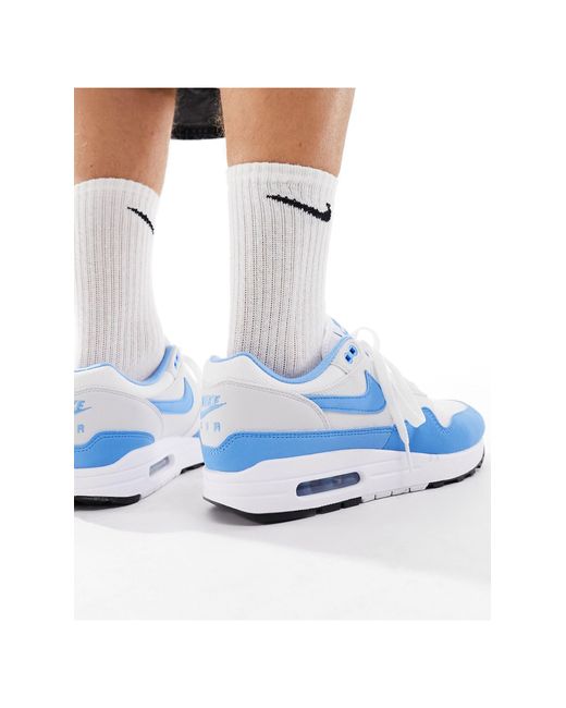 Zapatillas en y azul air max 1 Nike de hombre de color Blue