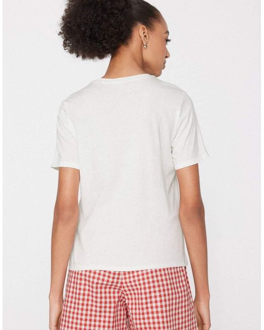 Tezenis White Short Apple Canvas Pyjamas Set