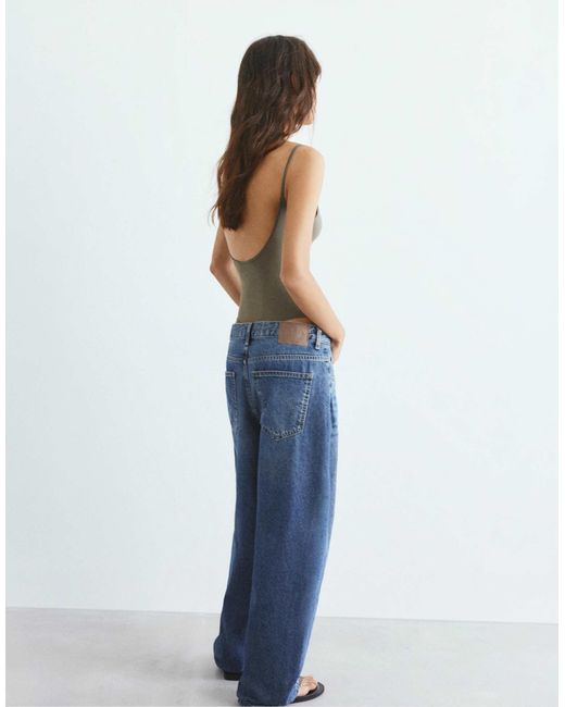 Pull&Bear Blue – polyamid-body