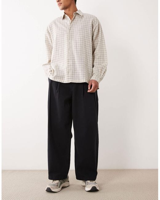 ASOS White Barrel Pants for men
