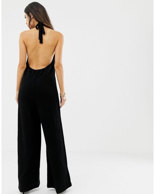 asos halter neck jumpsuit