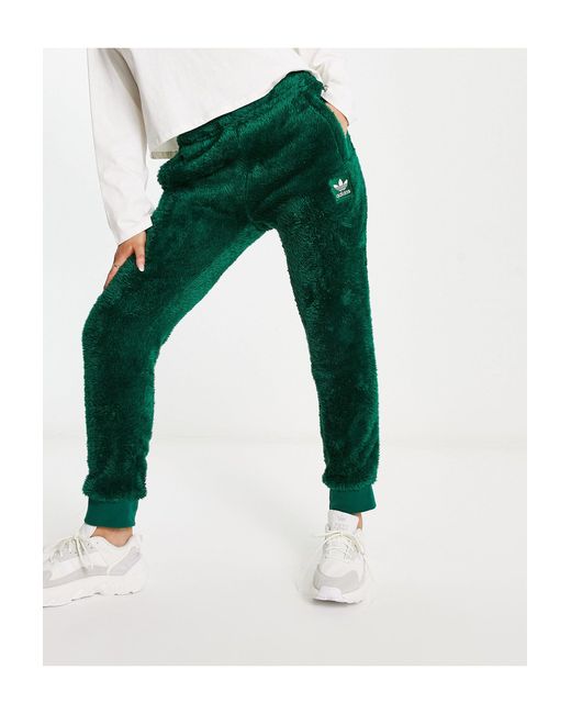 Adidas Originals Green – essentials – fleece-jogginghose