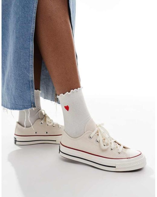 Converse White Chuck 70 Ox Wide Fit Trainers