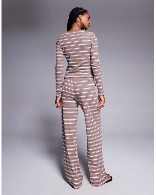 ASOS Multicolor Weekend Collective Co-ord Stripe Trouser