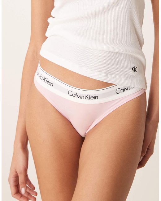 Calvin Klein White Modern Cotton Bikini Brief