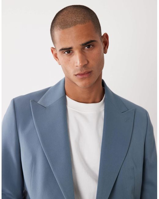 ASOS Blue Regular Suit Jacket for men