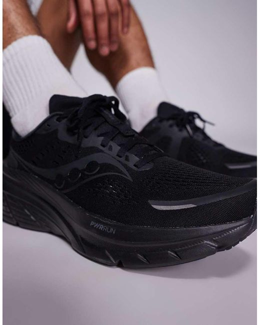 Saucony Guide 18 in het Black voor heren