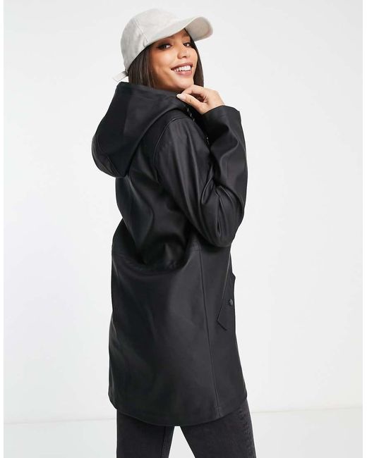 Vero Moda Black Raincoat