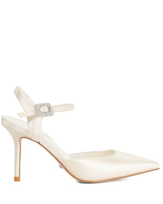 Dune Natural Celebrant Court Shoes