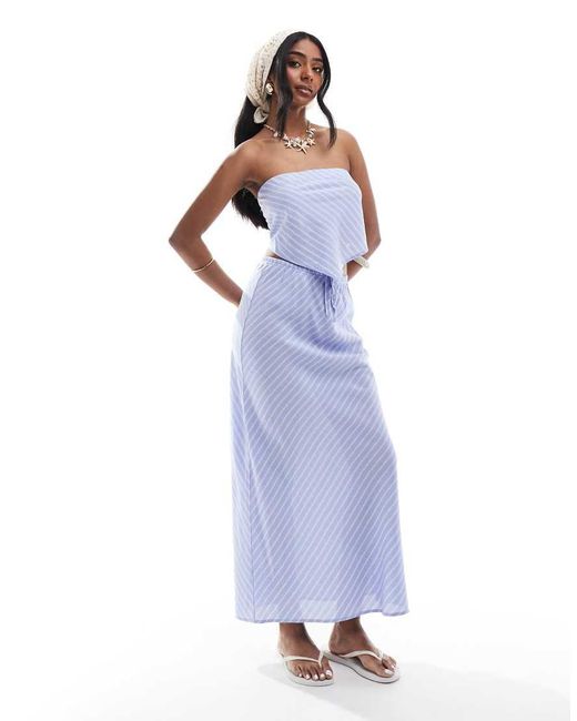 ONLY Blue Scarf Top Co-ord