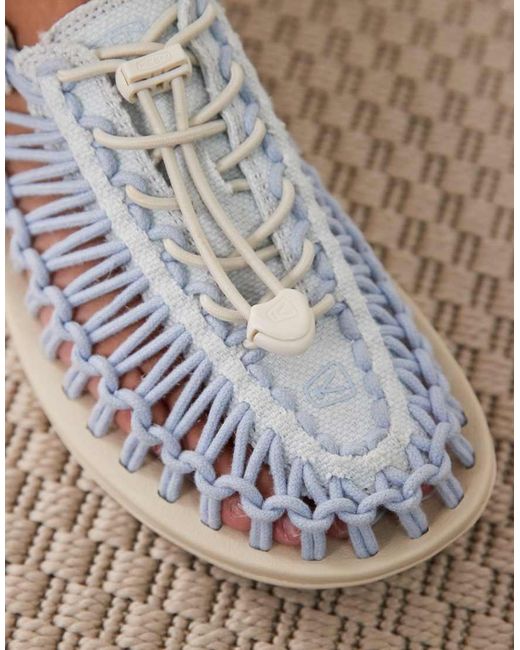 Keen Blue Uneek Canvas Sandals