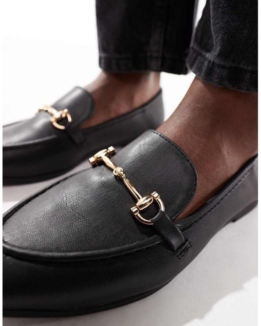 Accessorize Black Snaffle Loafers