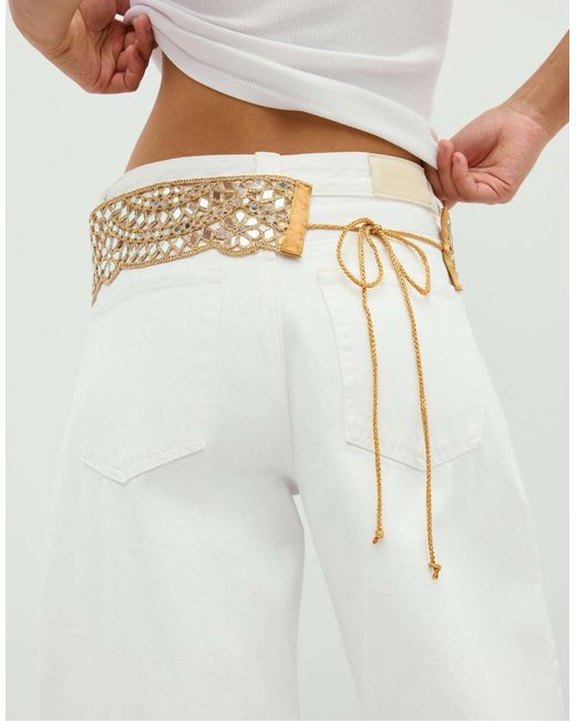 Stradivarius White – gürtel