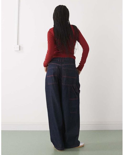 Collusion Blue X011 Carpenter Mid Rise Jean