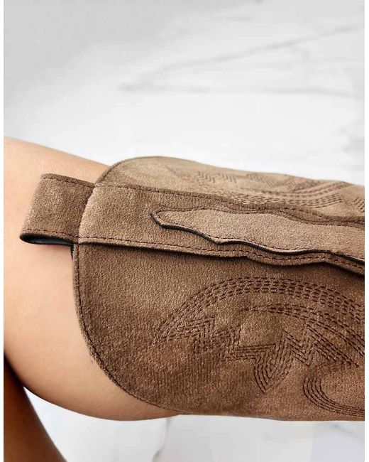GIA STUDIOS Natural Cowboy Western Boots