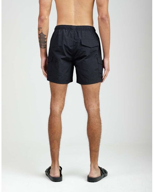 French Connection Blue 2 Pack Elasticated Swim Shorts for men