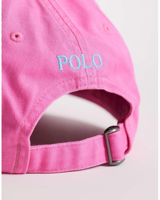 Polo Ralph Lauren Pink Icon Logo Baseball Cap
