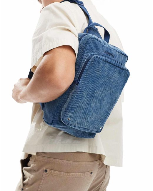 Levi's – cord-rucksack in Blue für Herren