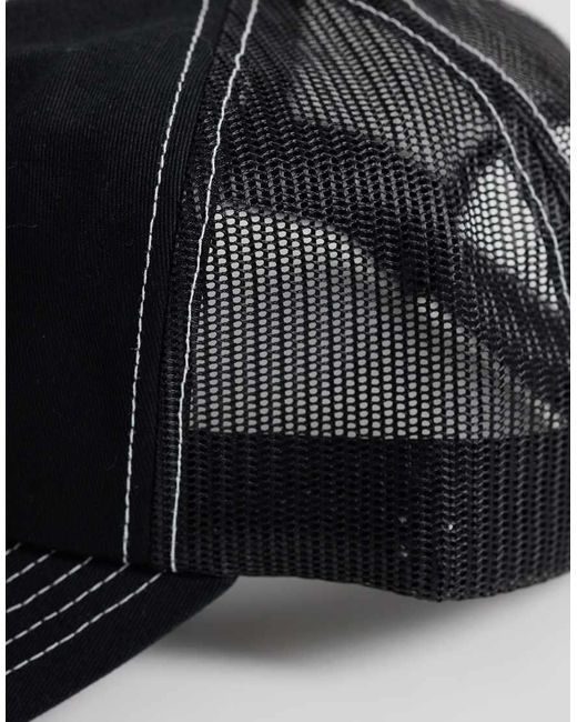 Obey Blue Logo Form Trucker Cap With Contrast Stitching for men