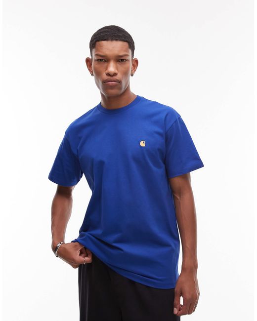 Carhartt Blue Chase Loose Fit T-Shirt